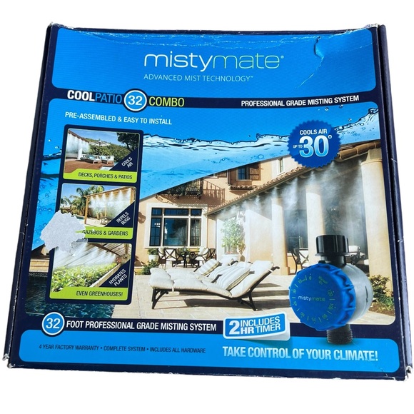 Misty Mate cool patio 32 combo NIB New cooling system - Picture 1 of 8